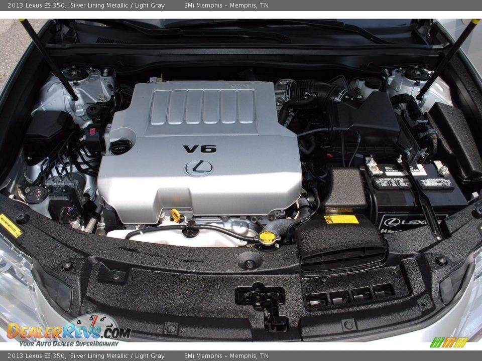 2013 Lexus ES 350 Silver Lining Metallic / Light Gray Photo #32