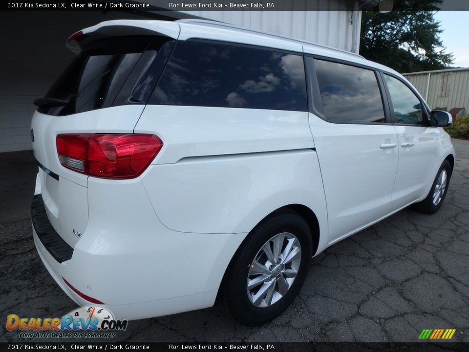 2017 Kia Sedona LX Clear White / Dark Graphite Photo #2