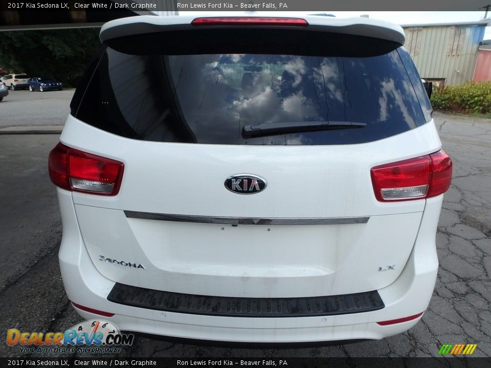 2017 Kia Sedona LX Clear White / Dark Graphite Photo #3