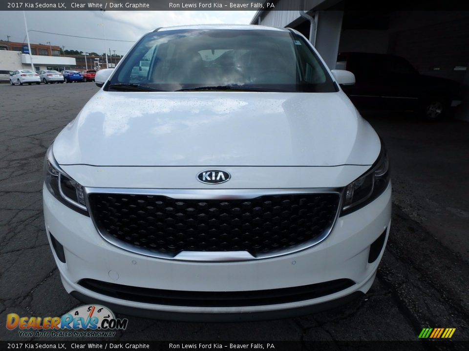 2017 Kia Sedona LX Clear White / Dark Graphite Photo #7