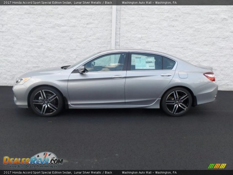 2017 Honda Accord Sport Special Edition Sedan Lunar Silver Metallic / Black Photo #6