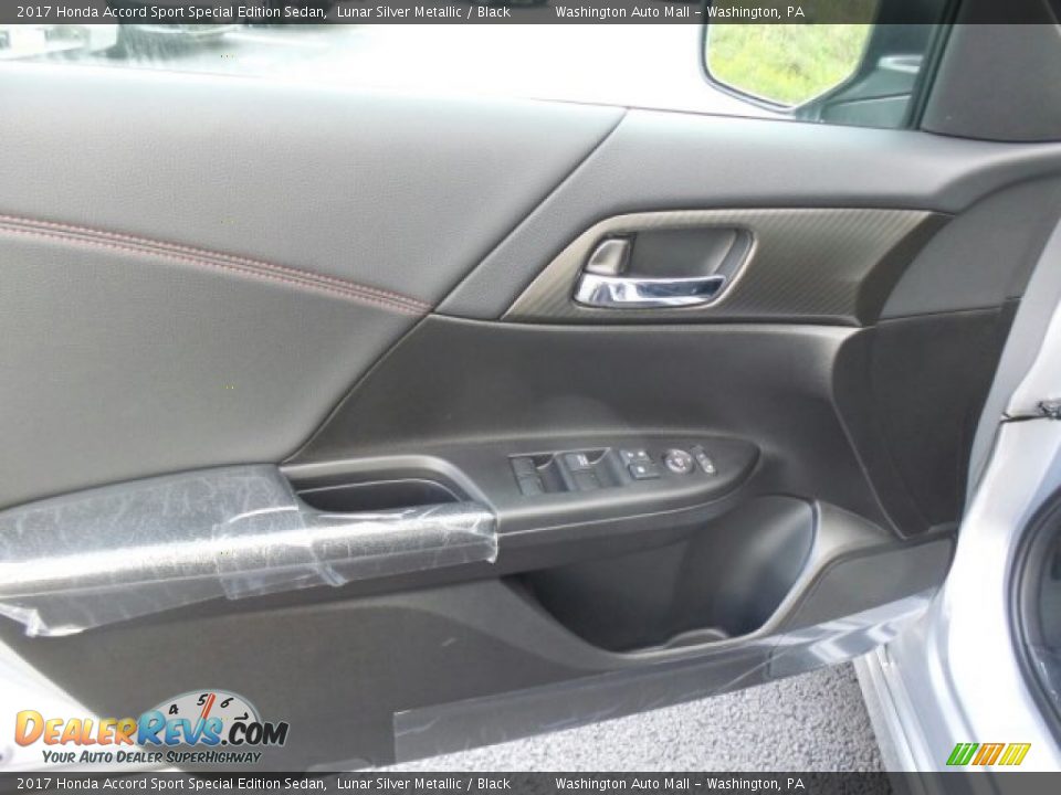 2017 Honda Accord Sport Special Edition Sedan Lunar Silver Metallic / Black Photo #14