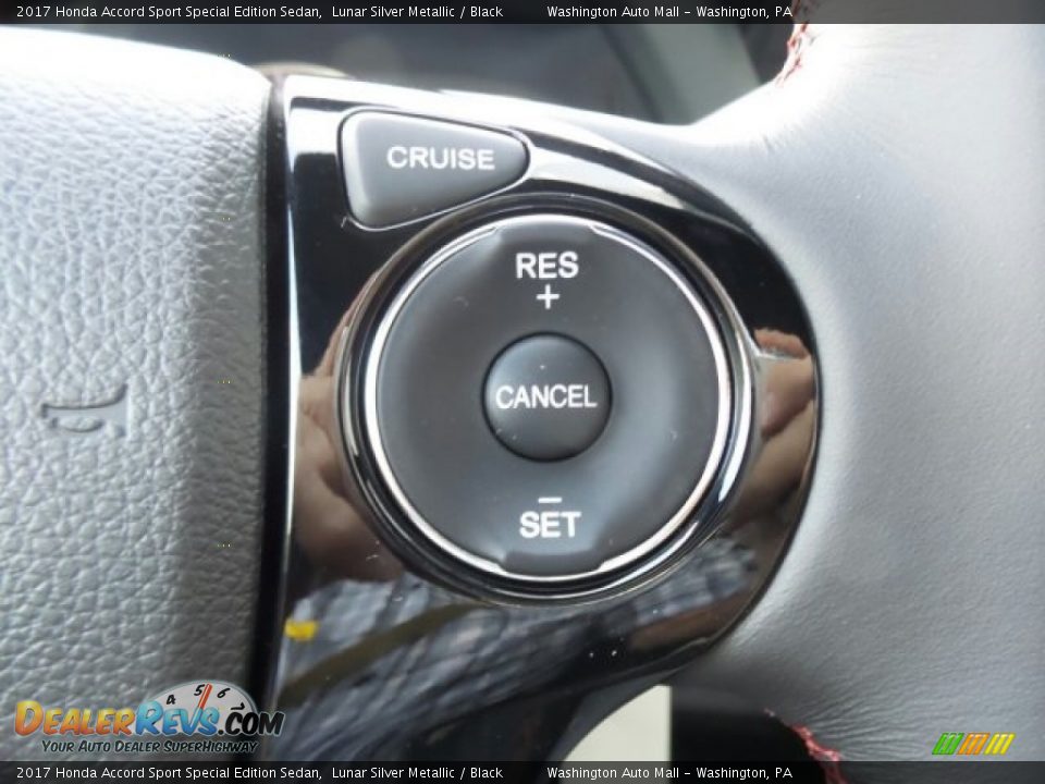 2017 Honda Accord Sport Special Edition Sedan Lunar Silver Metallic / Black Photo #20