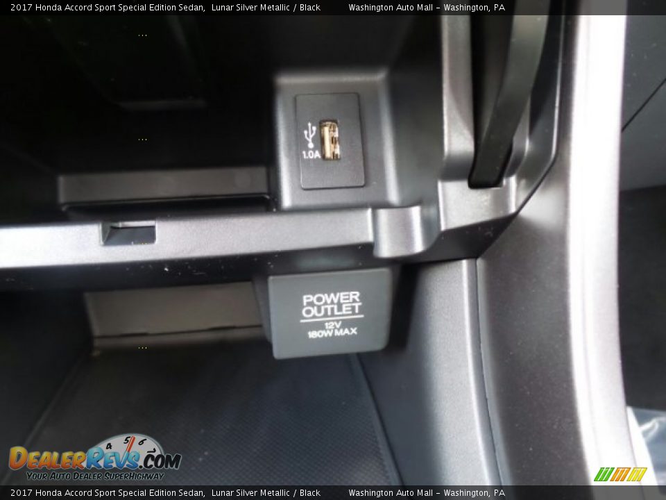 2017 Honda Accord Sport Special Edition Sedan Lunar Silver Metallic / Black Photo #25
