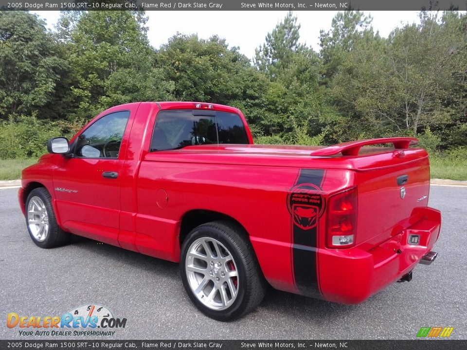 2005 Dodge Ram 1500 SRT-10 Regular Cab Flame Red / Dark Slate Gray Photo #8