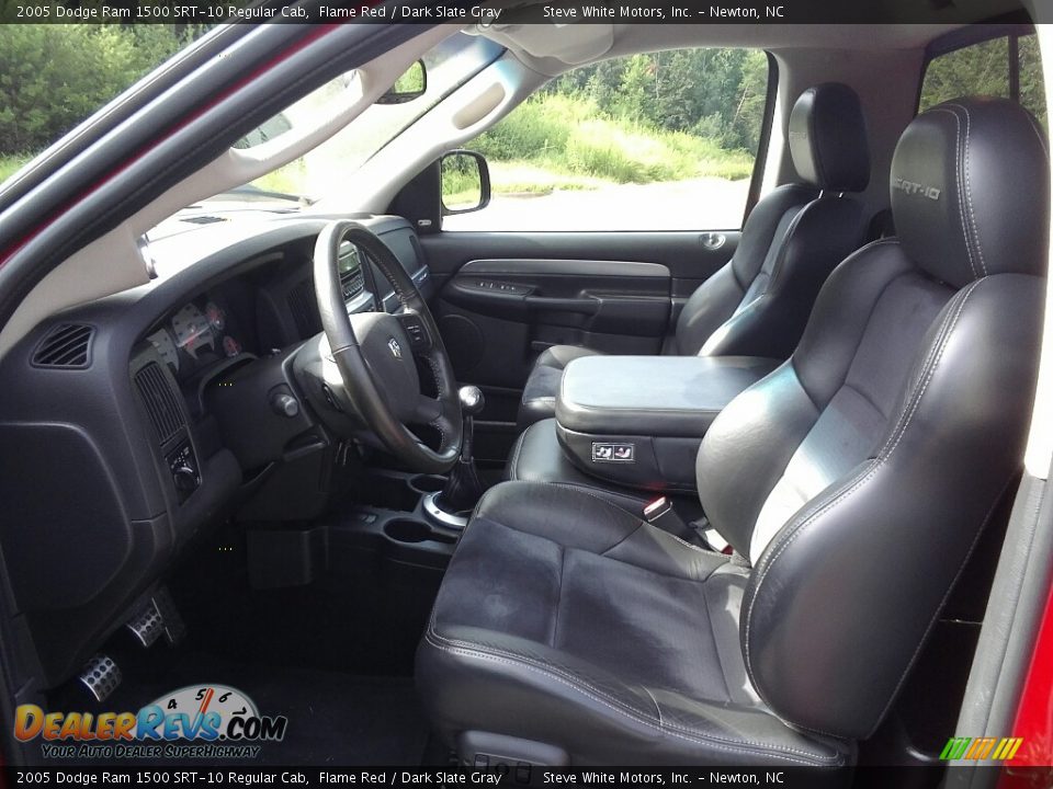 Front Seat of 2005 Dodge Ram 1500 SRT-10 Regular Cab Photo #9