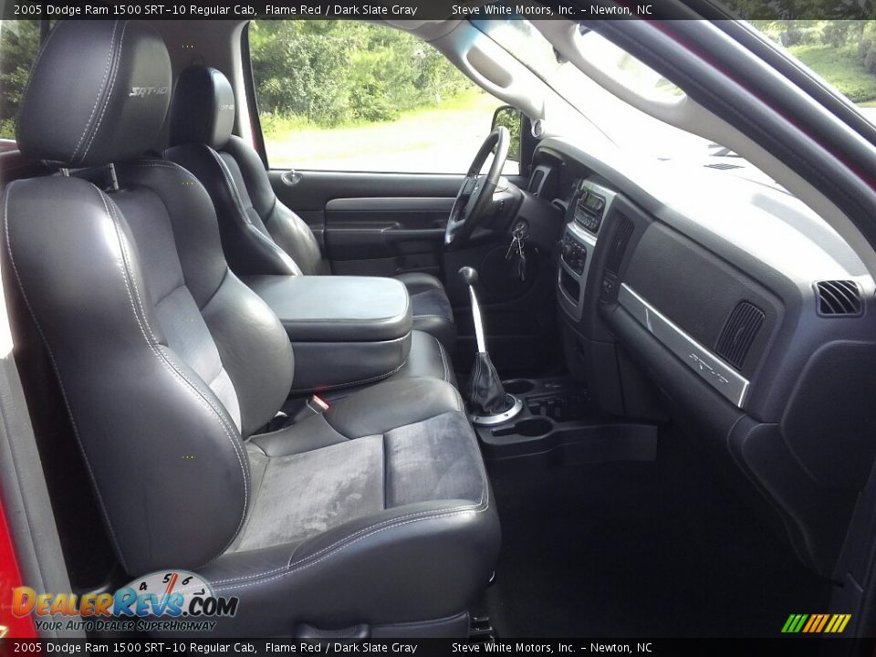 Dark Slate Gray Interior - 2005 Dodge Ram 1500 SRT-10 Regular Cab Photo #13