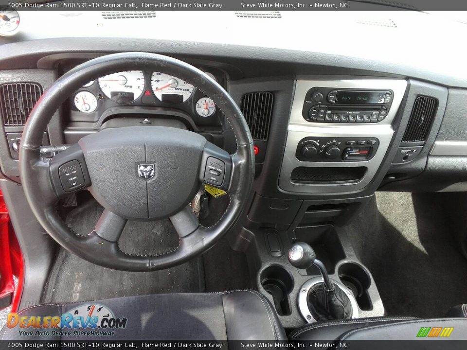 Dashboard of 2005 Dodge Ram 1500 SRT-10 Regular Cab Photo #17