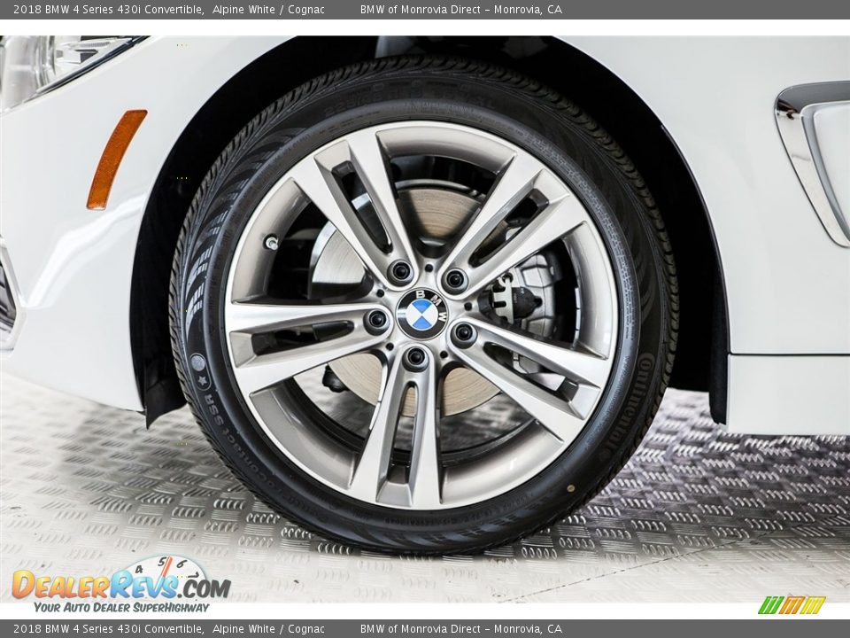 2018 BMW 4 Series 430i Convertible Alpine White / Cognac Photo #9