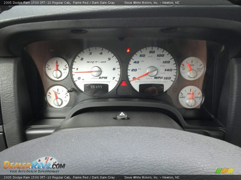 2005 Dodge Ram 1500 SRT-10 Regular Cab Gauges Photo #20