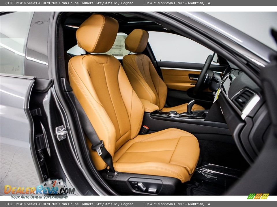 Cognac Interior - 2018 BMW 4 Series 430i xDrive Gran Coupe Photo #2