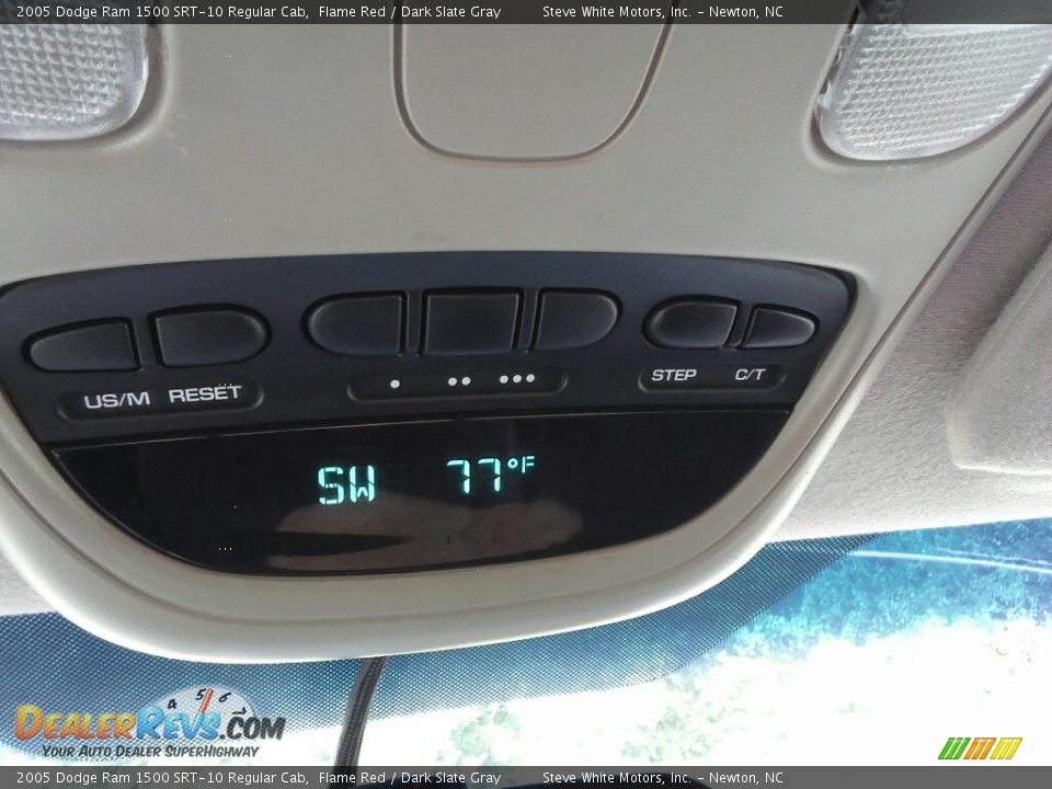 2005 Dodge Ram 1500 SRT-10 Regular Cab Flame Red / Dark Slate Gray Photo #27