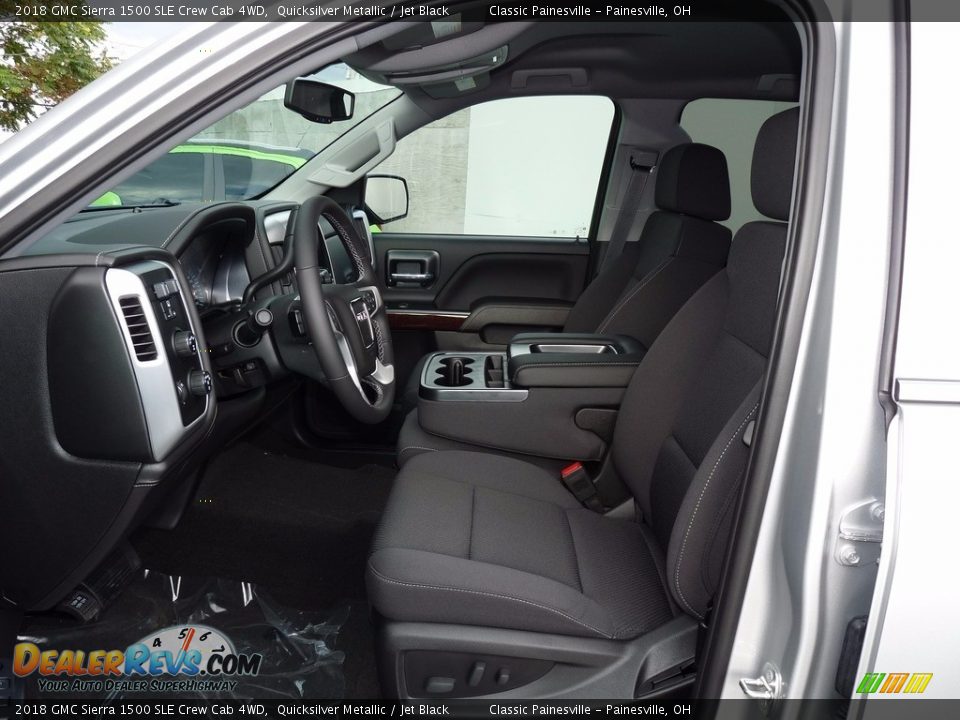 2018 GMC Sierra 1500 SLE Crew Cab 4WD Quicksilver Metallic / Jet Black Photo #5