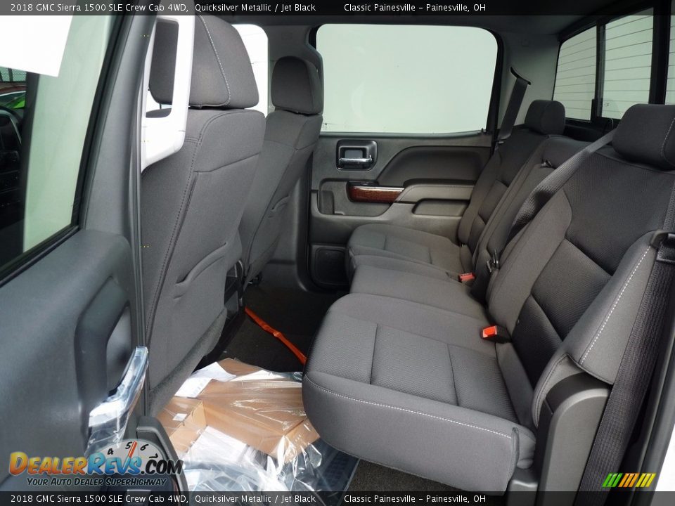 2018 GMC Sierra 1500 SLE Crew Cab 4WD Quicksilver Metallic / Jet Black Photo #6