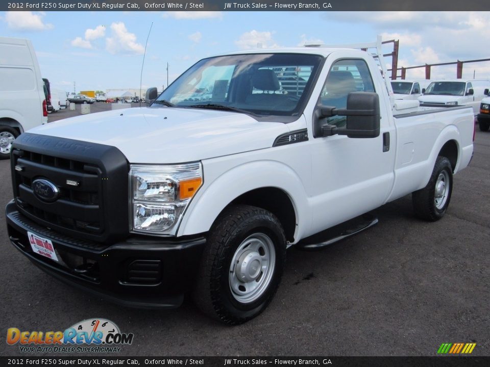 2012 Ford F250 Super Duty XL Regular Cab Oxford White / Steel Photo #1
