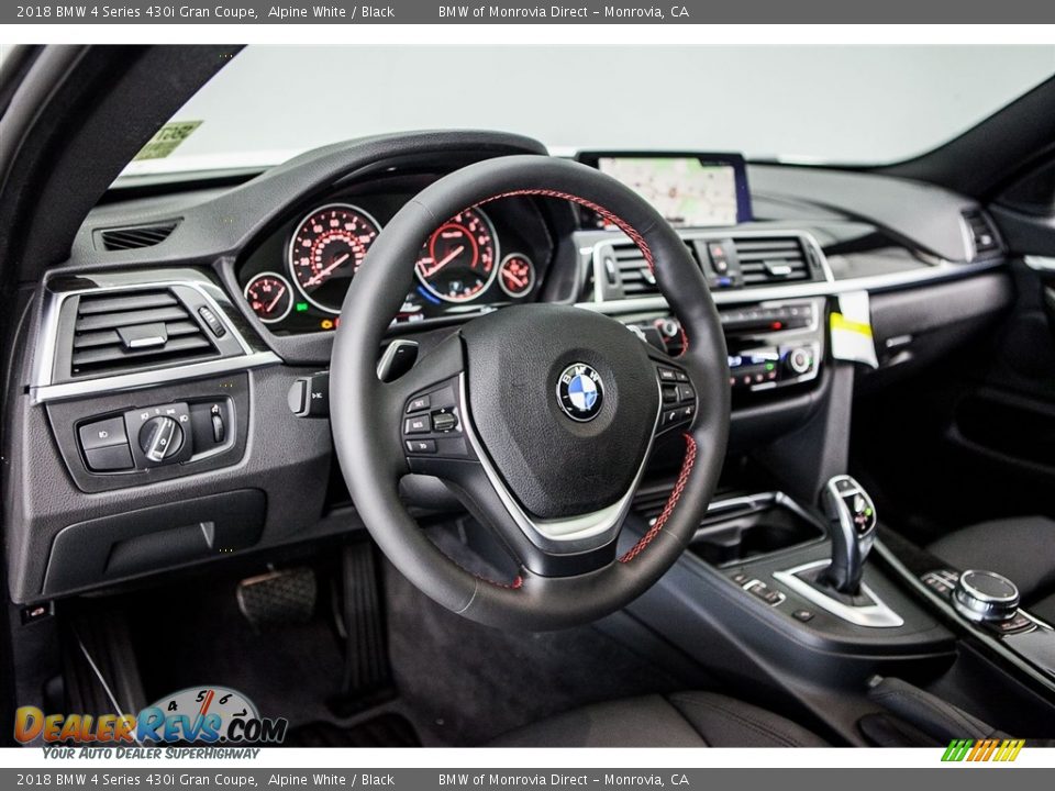 2018 BMW 4 Series 430i Gran Coupe Alpine White / Black Photo #5