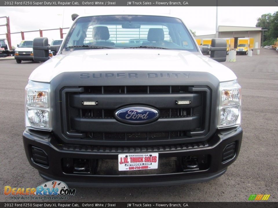 2012 Ford F250 Super Duty XL Regular Cab Oxford White / Steel Photo #3