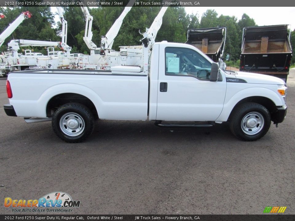 2012 Ford F250 Super Duty XL Regular Cab Oxford White / Steel Photo #5