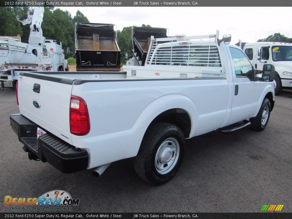 2012 Ford F250 Super Duty XL Regular Cab Oxford White / Steel Photo #6