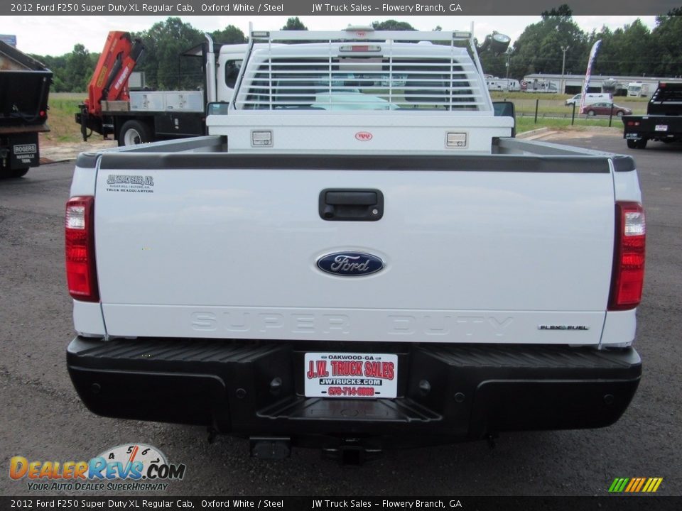 2012 Ford F250 Super Duty XL Regular Cab Oxford White / Steel Photo #7