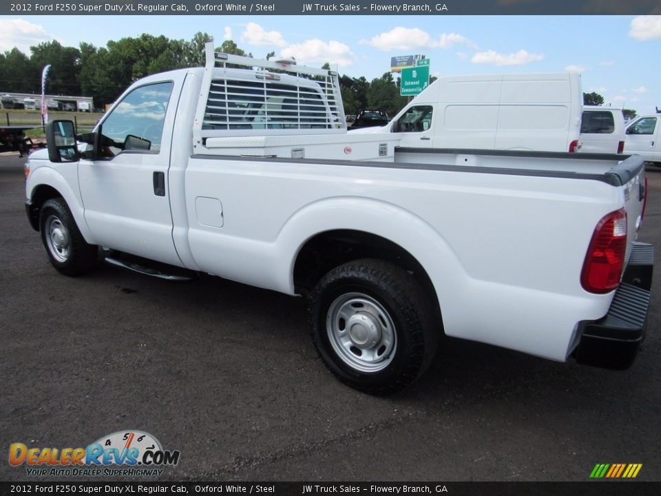 2012 Ford F250 Super Duty XL Regular Cab Oxford White / Steel Photo #8