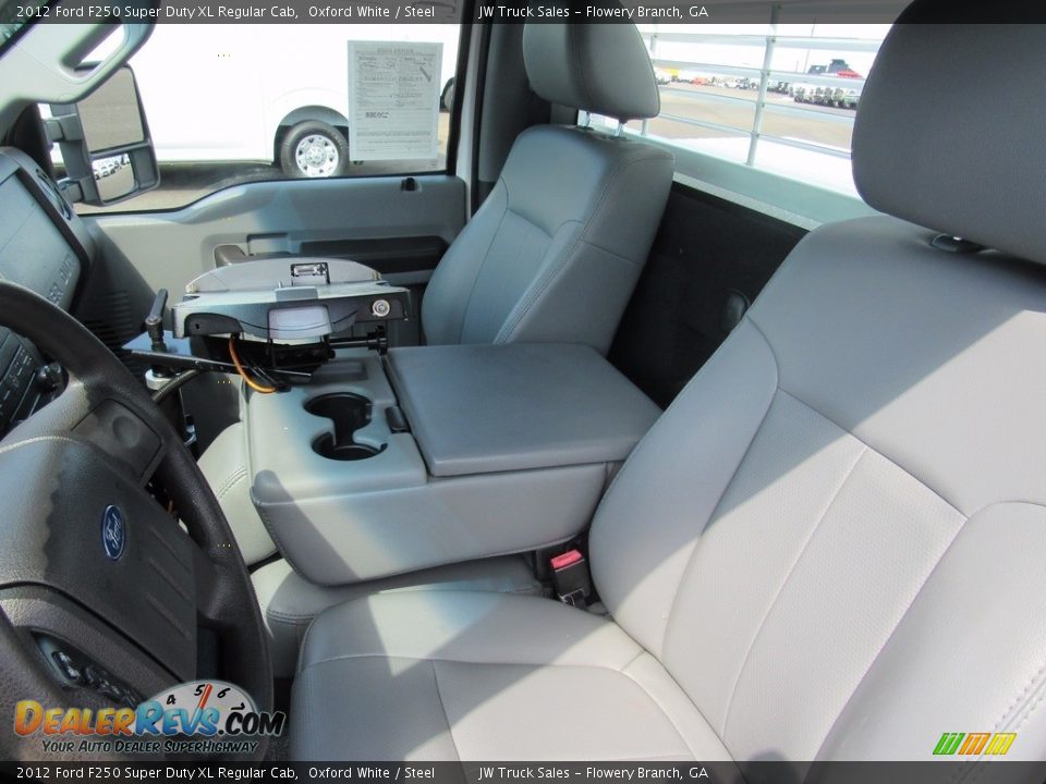 2012 Ford F250 Super Duty XL Regular Cab Oxford White / Steel Photo #10