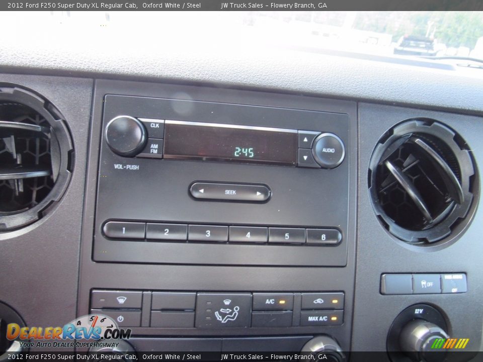 2012 Ford F250 Super Duty XL Regular Cab Oxford White / Steel Photo #12