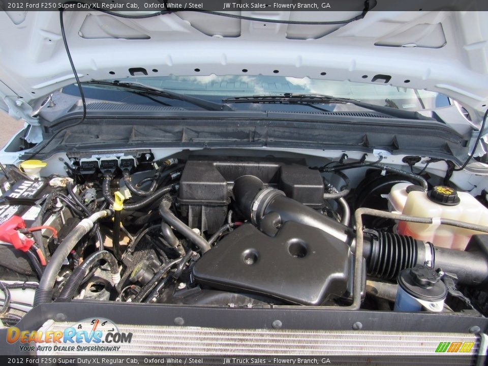 2012 Ford F250 Super Duty XL Regular Cab Oxford White / Steel Photo #14