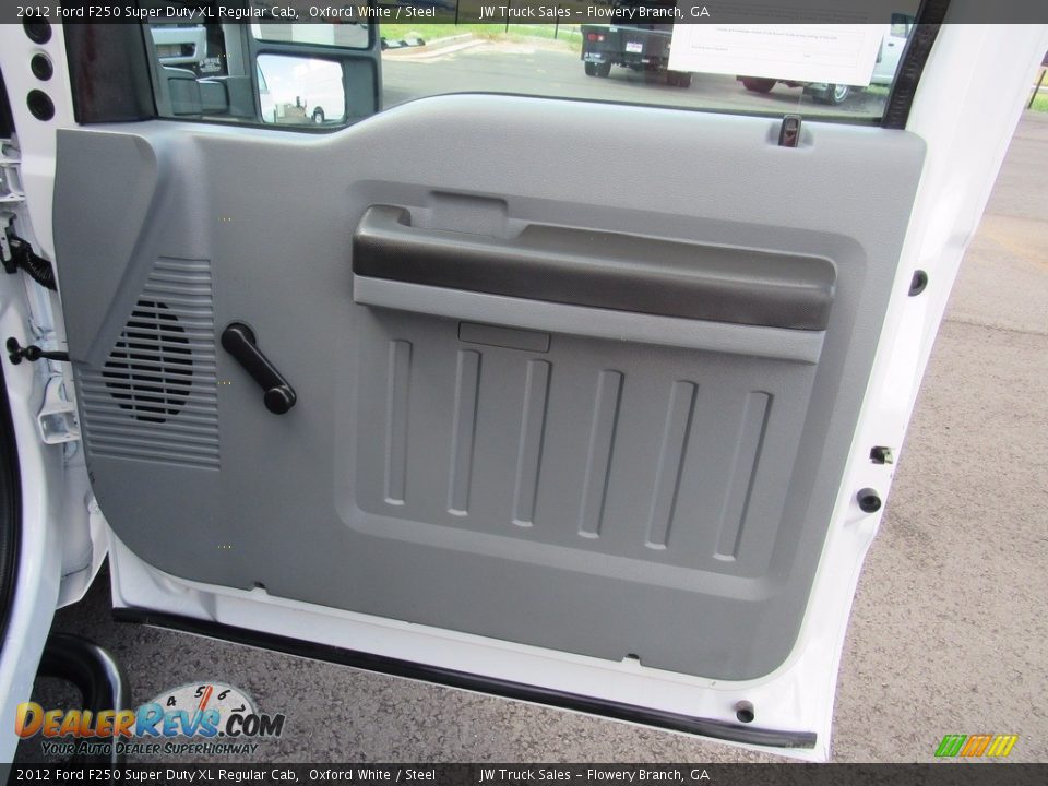 2012 Ford F250 Super Duty XL Regular Cab Oxford White / Steel Photo #15