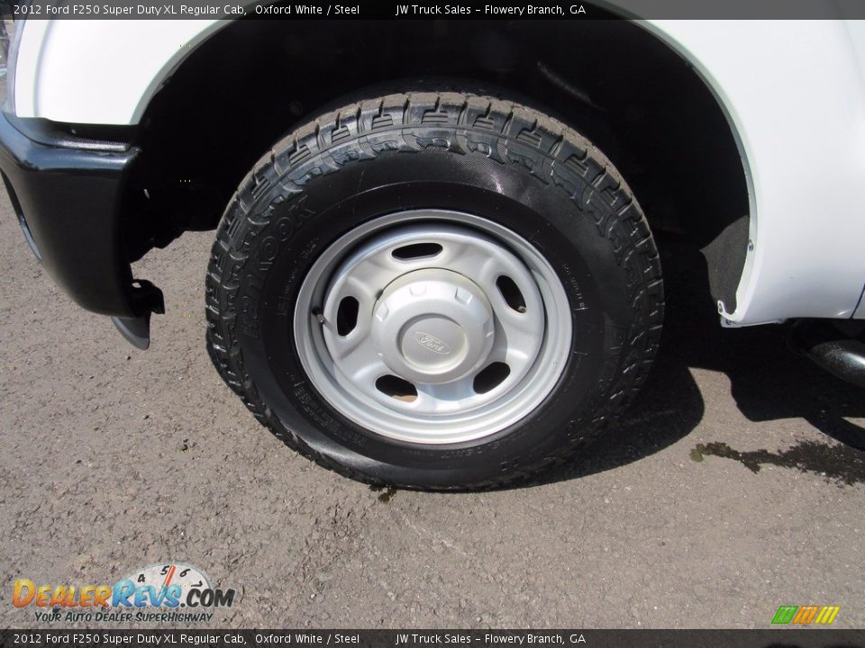 2012 Ford F250 Super Duty XL Regular Cab Oxford White / Steel Photo #24