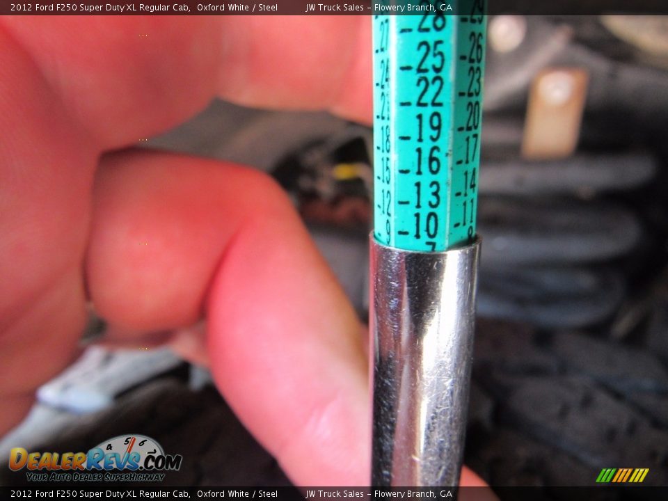 2012 Ford F250 Super Duty XL Regular Cab Oxford White / Steel Photo #25