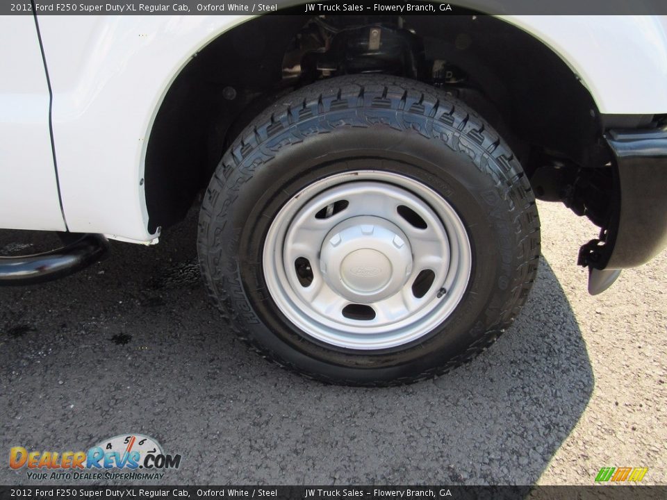 2012 Ford F250 Super Duty XL Regular Cab Oxford White / Steel Photo #26