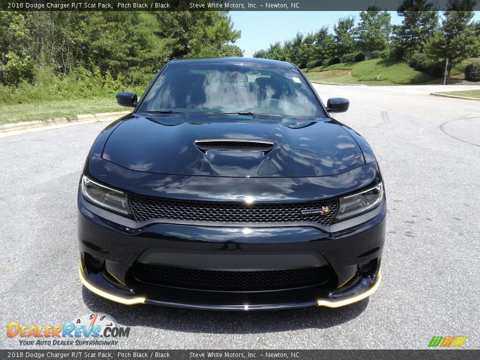 2018 Dodge Charger R/T Scat Pack Pitch Black / Black Photo #3