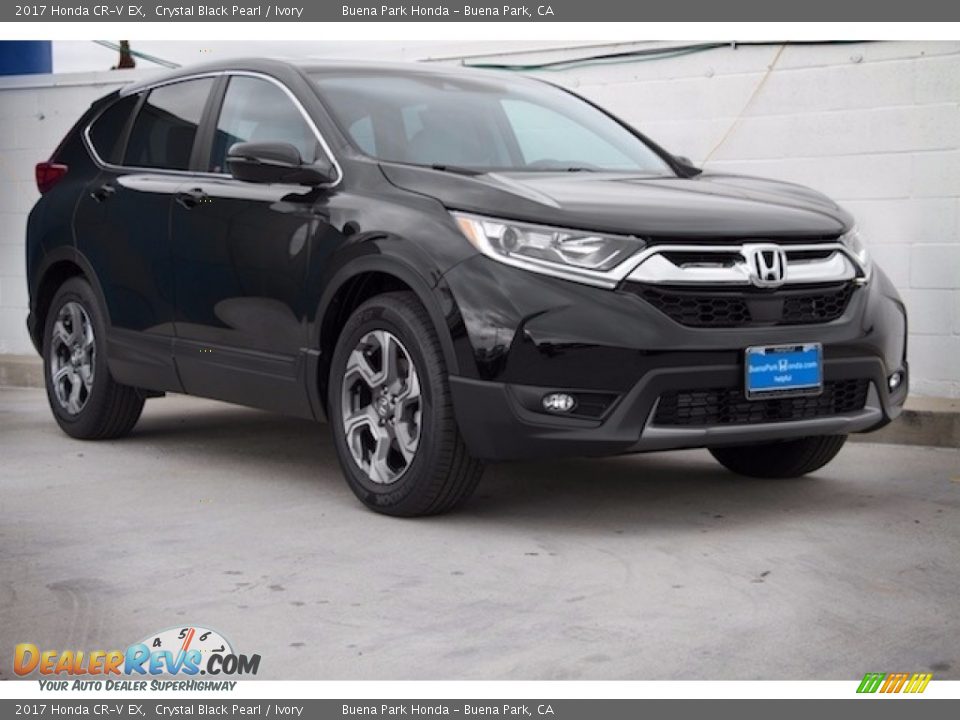 2017 Honda CR-V EX Crystal Black Pearl / Ivory Photo #1