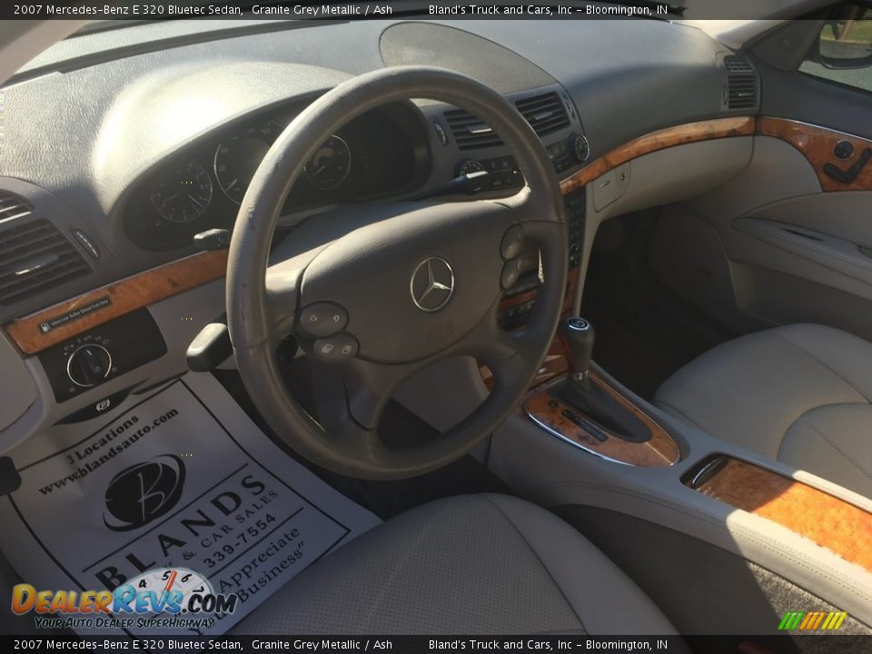 2007 Mercedes-Benz E 320 Bluetec Sedan Granite Grey Metallic / Ash Photo #3