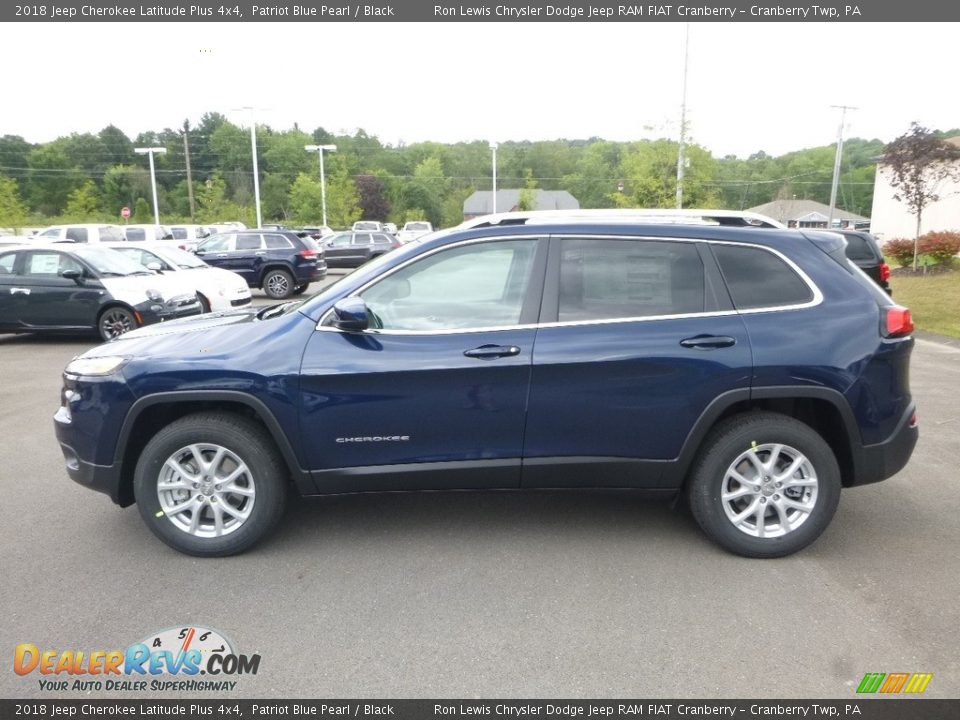 Patriot Blue Pearl 2018 Jeep Cherokee Latitude Plus 4x4 Photo #2