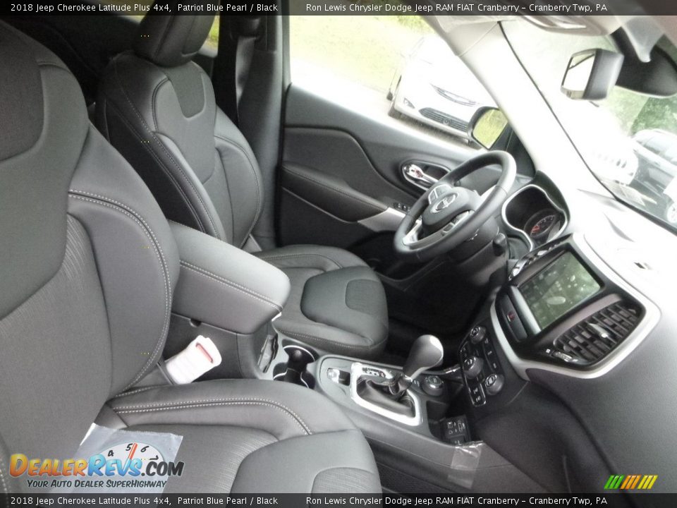 Front Seat of 2018 Jeep Cherokee Latitude Plus 4x4 Photo #10