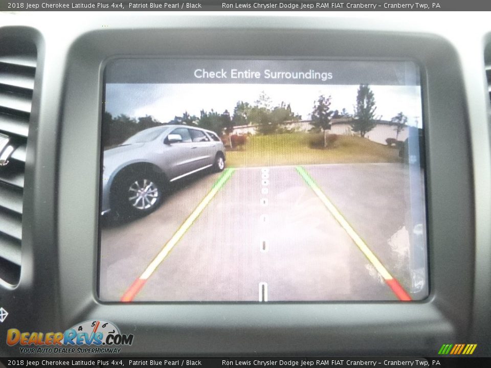 2018 Jeep Cherokee Latitude Plus 4x4 Patriot Blue Pearl / Black Photo #19