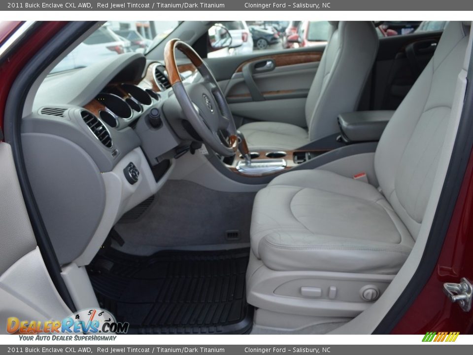 2011 Buick Enclave CXL AWD Red Jewel Tintcoat / Titanium/Dark Titanium Photo #9