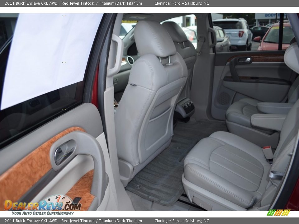 2011 Buick Enclave CXL AWD Red Jewel Tintcoat / Titanium/Dark Titanium Photo #11