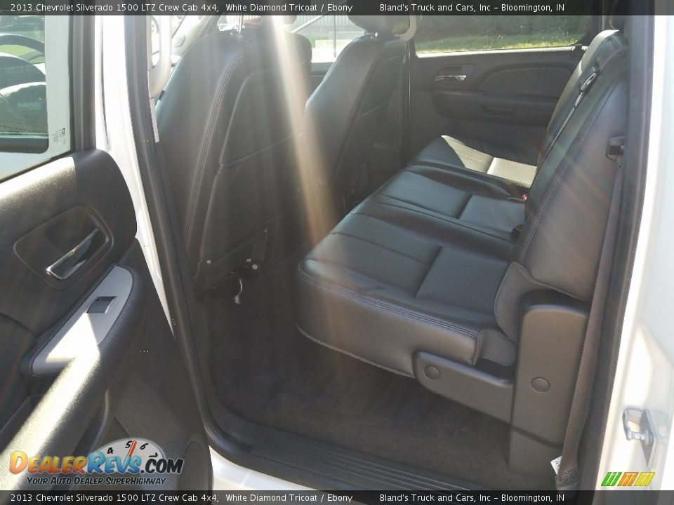 2013 Chevrolet Silverado 1500 LTZ Crew Cab 4x4 White Diamond Tricoat / Ebony Photo #34
