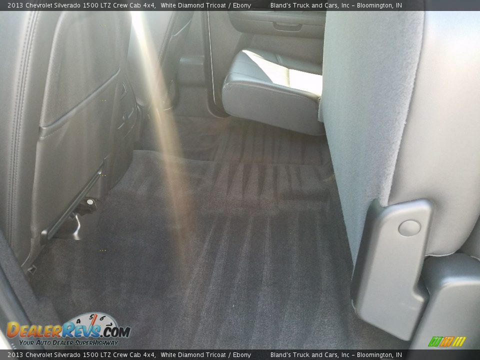 2013 Chevrolet Silverado 1500 LTZ Crew Cab 4x4 White Diamond Tricoat / Ebony Photo #36