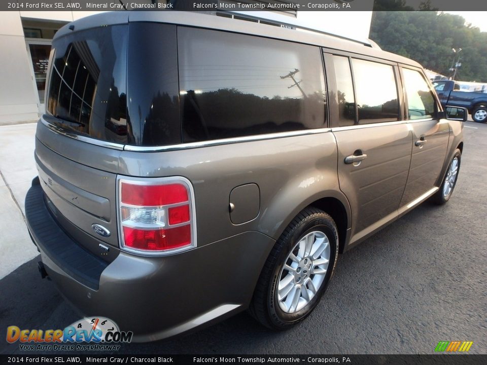 2014 Ford Flex SEL AWD Mineral Gray / Charcoal Black Photo #2