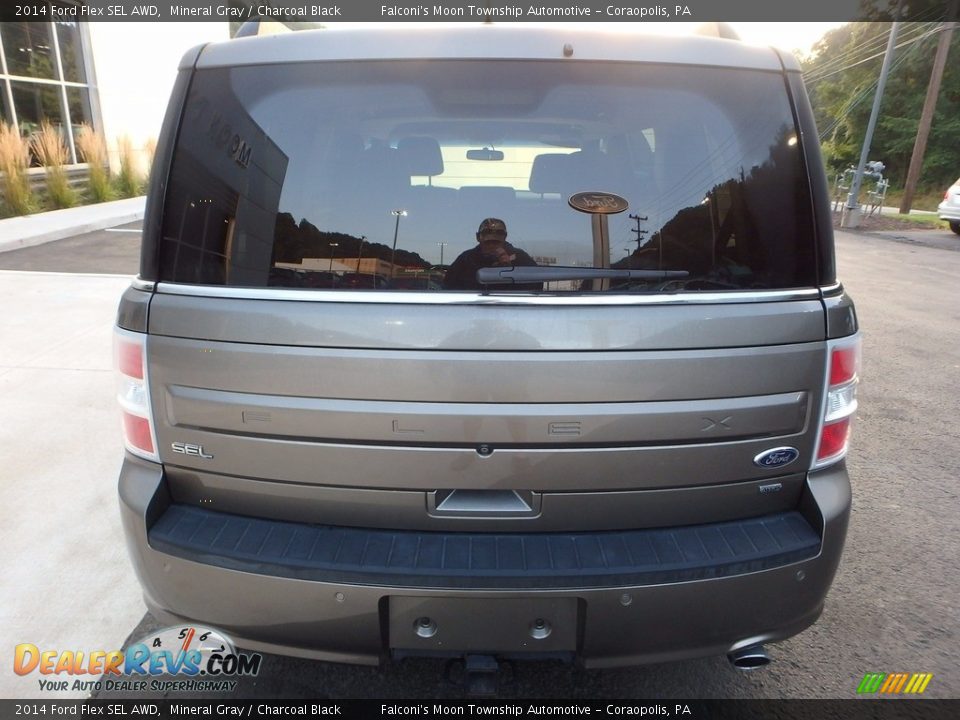 2014 Ford Flex SEL AWD Mineral Gray / Charcoal Black Photo #3