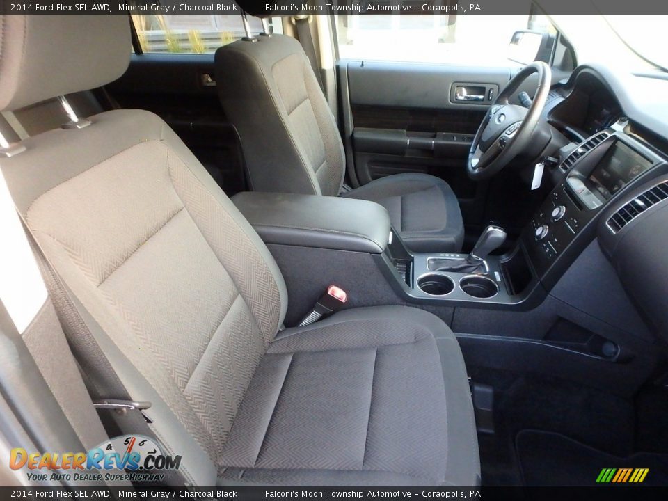 2014 Ford Flex SEL AWD Mineral Gray / Charcoal Black Photo #11