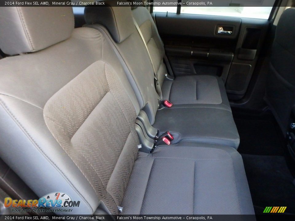 2014 Ford Flex SEL AWD Mineral Gray / Charcoal Black Photo #15