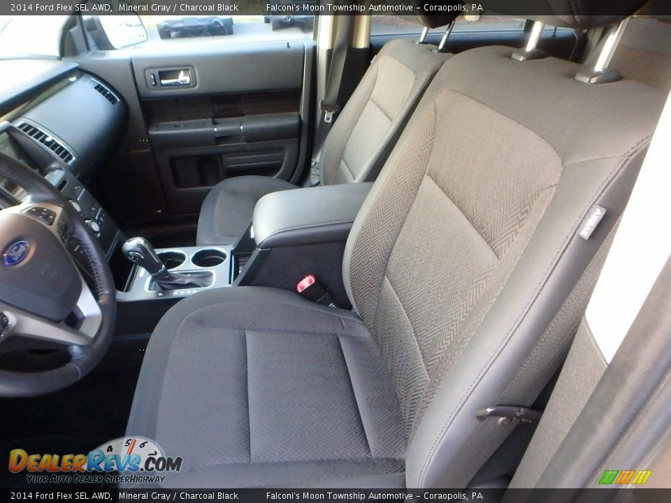 2014 Ford Flex SEL AWD Mineral Gray / Charcoal Black Photo #17