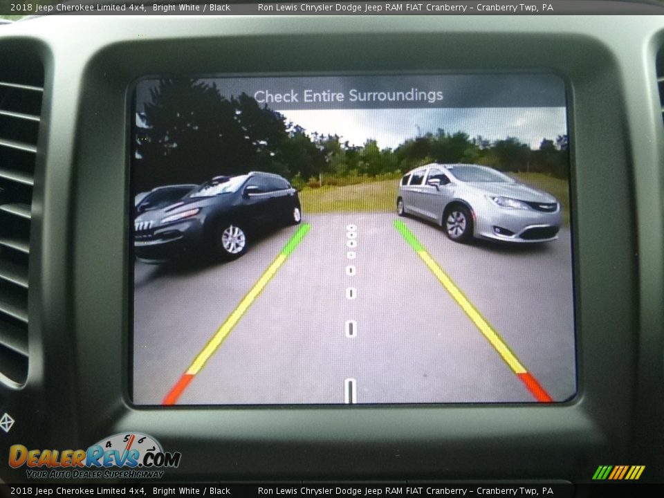 2018 Jeep Cherokee Limited 4x4 Bright White / Black Photo #18