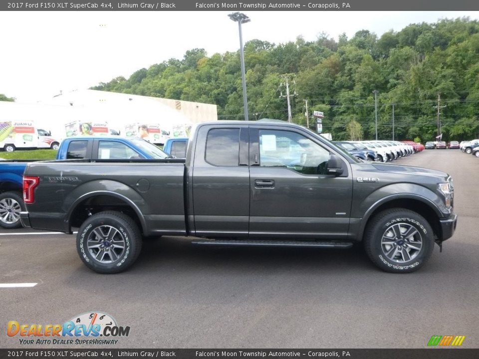 2017 Ford F150 XLT SuperCab 4x4 Lithium Gray / Black Photo #1