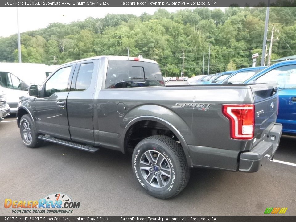 2017 Ford F150 XLT SuperCab 4x4 Lithium Gray / Black Photo #2